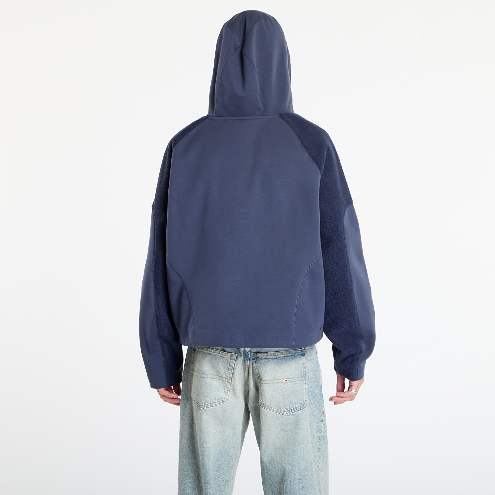 Hanorace pentru bărbați Nike Tech Boreas Men's Oversized Hoodie Thunder Blue/ Obsidian/ Black