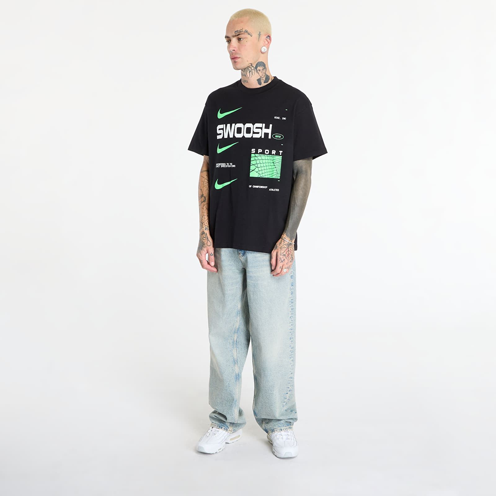 Koszulki Nike Sportswear Max90 T-Shirt Black