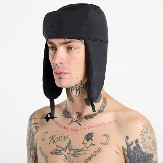 Müts Nike Fly Unstructured Puffer Trapper Cap Black/ Black/ Sanddrift