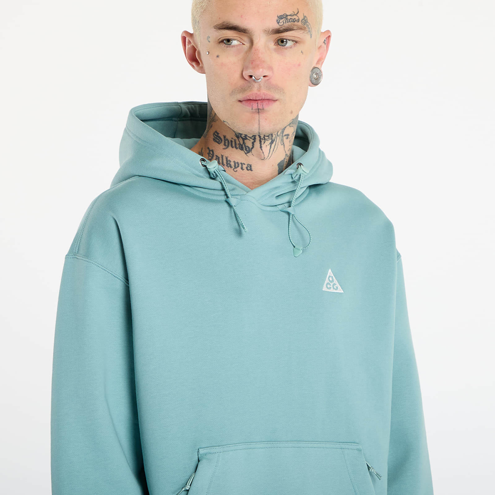 Felpe con cappuccio uomo Nike ACG "Tuff Fleece" Pullover Hoodie Cannon/ Clay Green/ Summit White