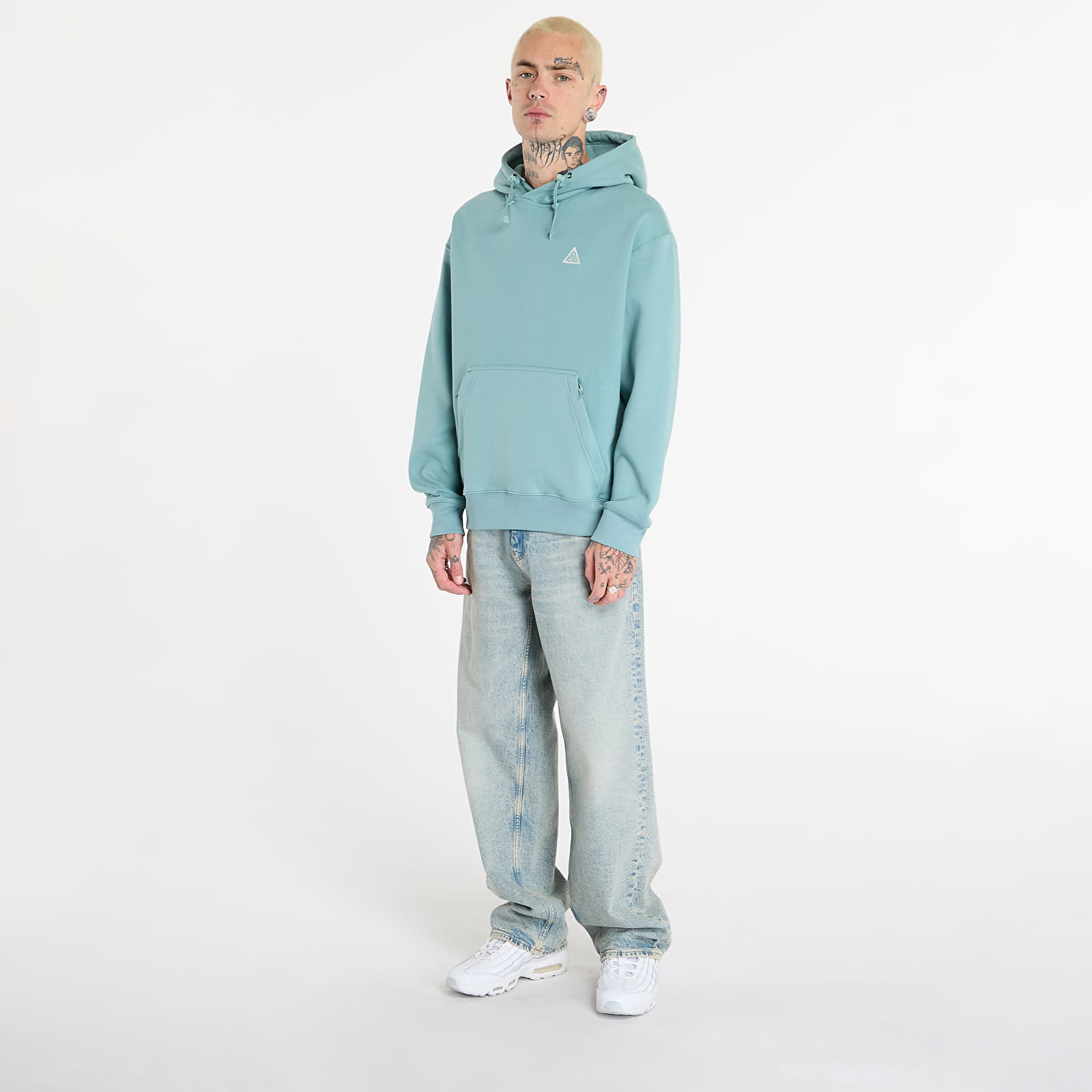 Felpe con cappuccio uomo Nike ACG "Tuff Fleece" Pullover Hoodie Cannon/ Clay Green/ Summit White