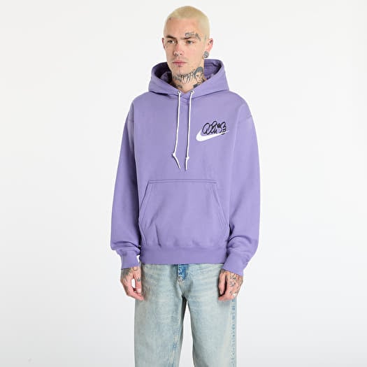 Nike Solo Swoosh Men's Fleece Hoodie Dusty Amethyst
