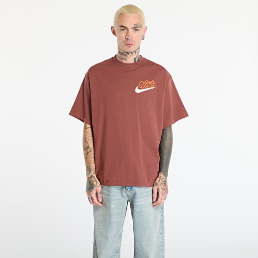 Nike Solo Swoosh Men's T-Shirt Red Sepia