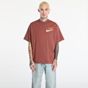 Nike Solo Swoosh Men's T-Shirt Red Sepia