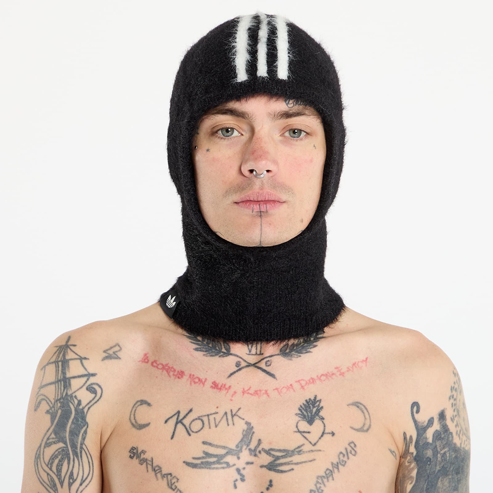 Hodeplagg for menn adidas Faux Fur Balaclava Black