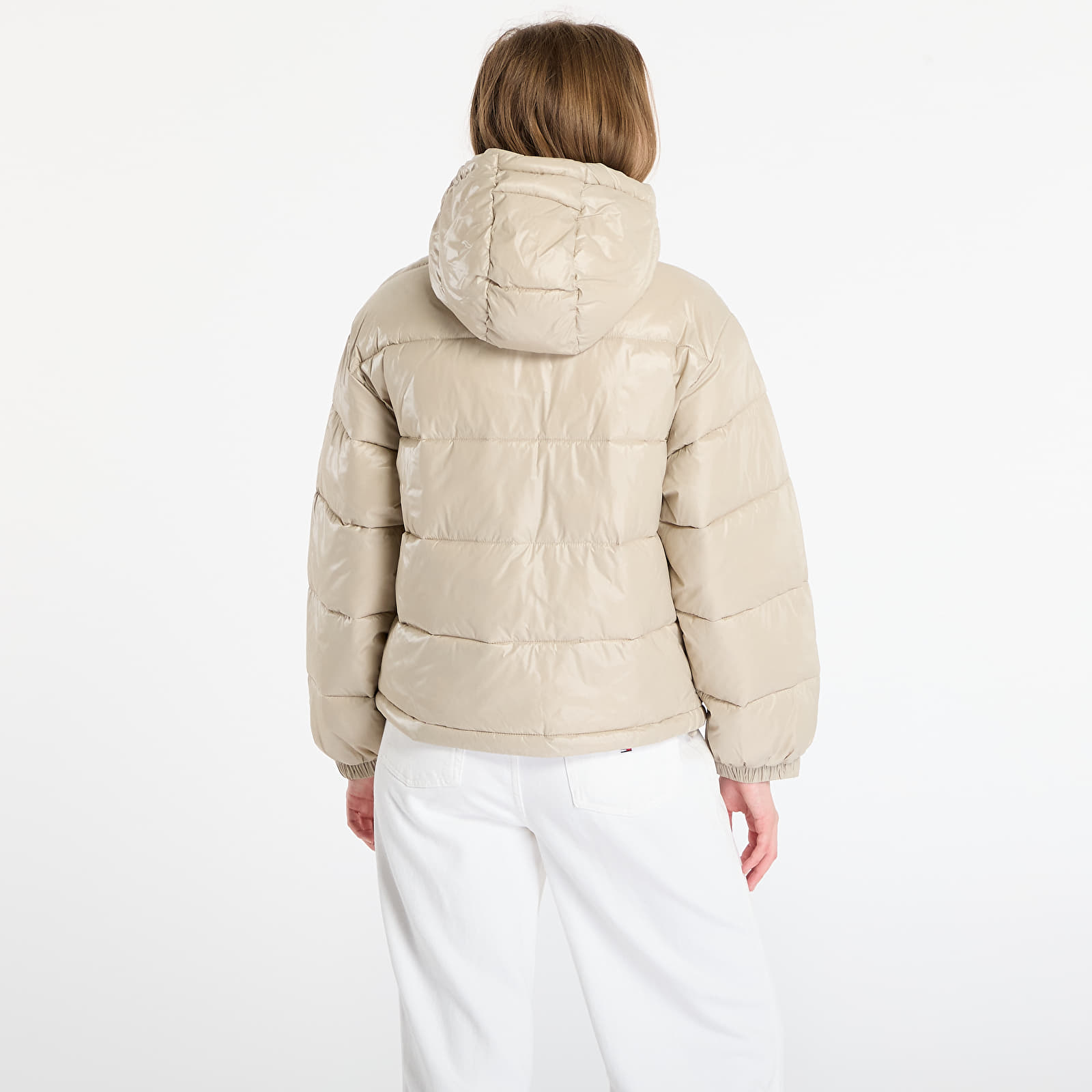Naiste jakid Calvin Klein Jeans Shine Puffer Jacket Brown