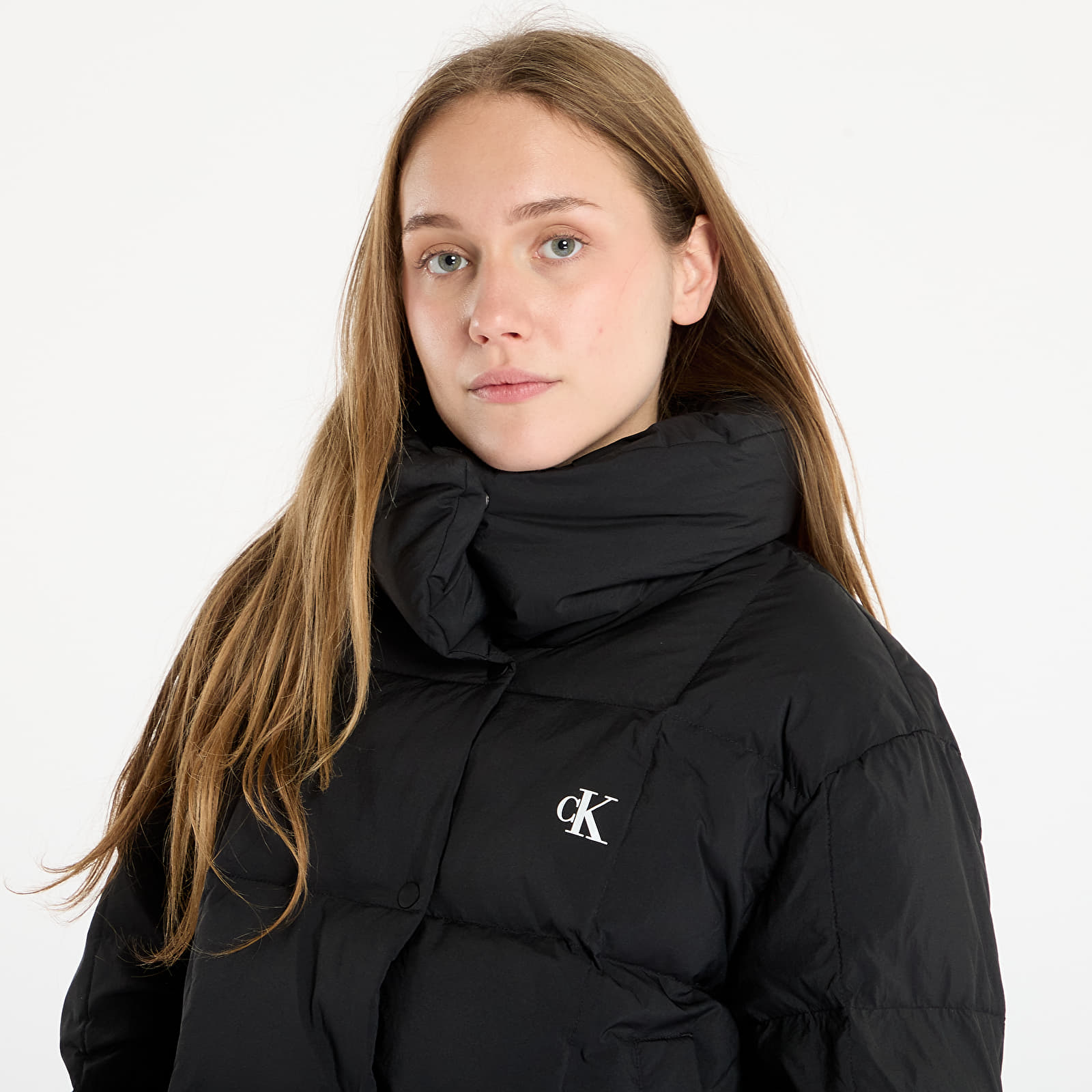 Women's jackets Calvin Klein Jeans Short Down Puffer Jacket Black