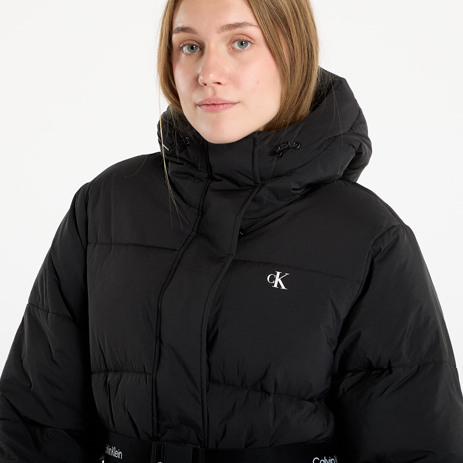 Women's jackets Calvin Klein Jeans Short Down Puffer Jacket Black