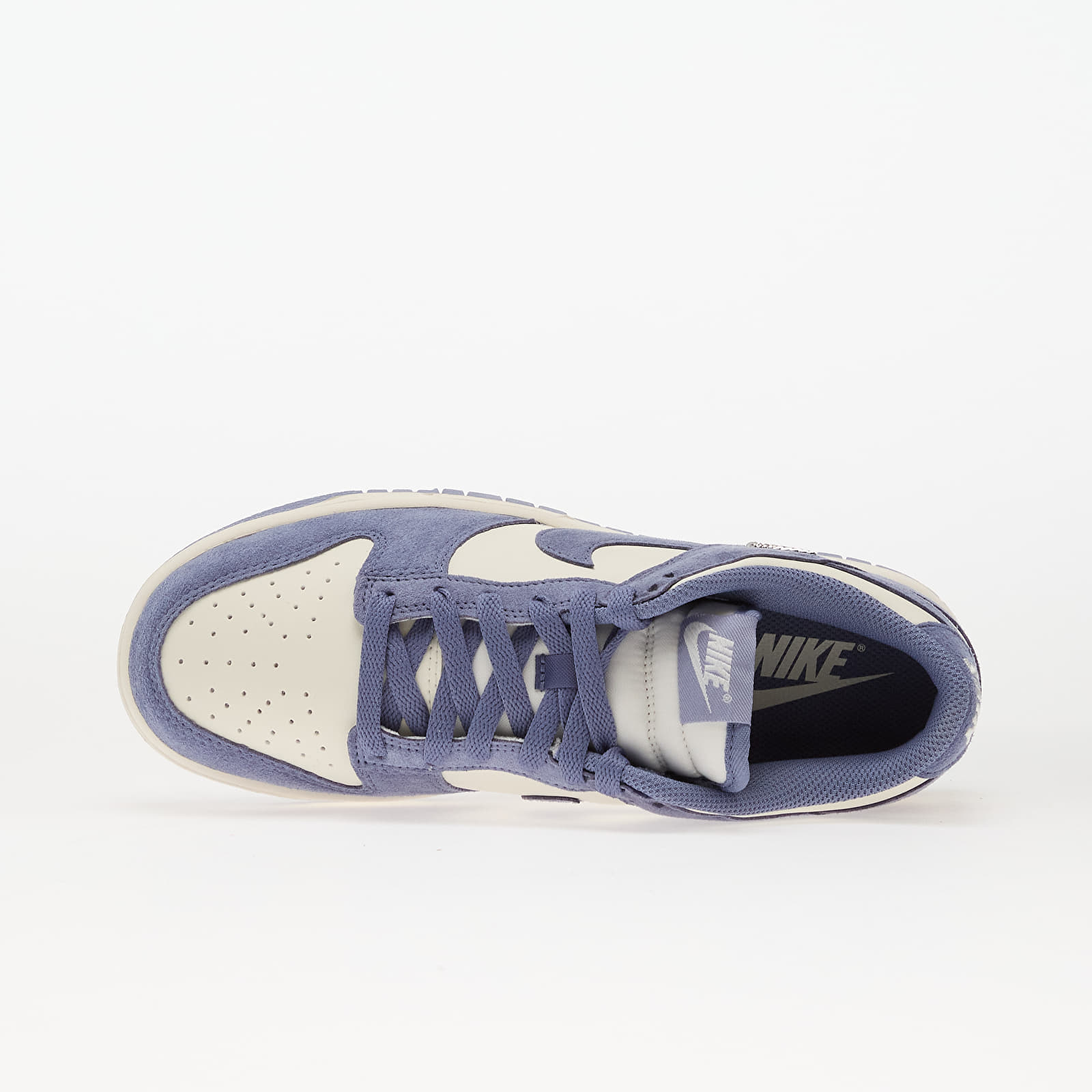 Dámske topánky a tenisky Nike Wmns Dunk Low Sail/ World Indigo-Metallic Silver