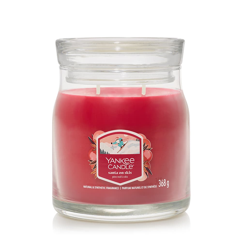 Other accessories Yankee Candle Signature Medium Jar 2 Wicks Santa On Skis