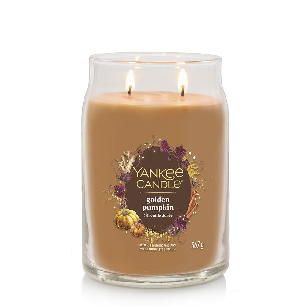andere Accessoires Yankee Candle Signature Large Jar 2 Wicks Golden Pumpkin