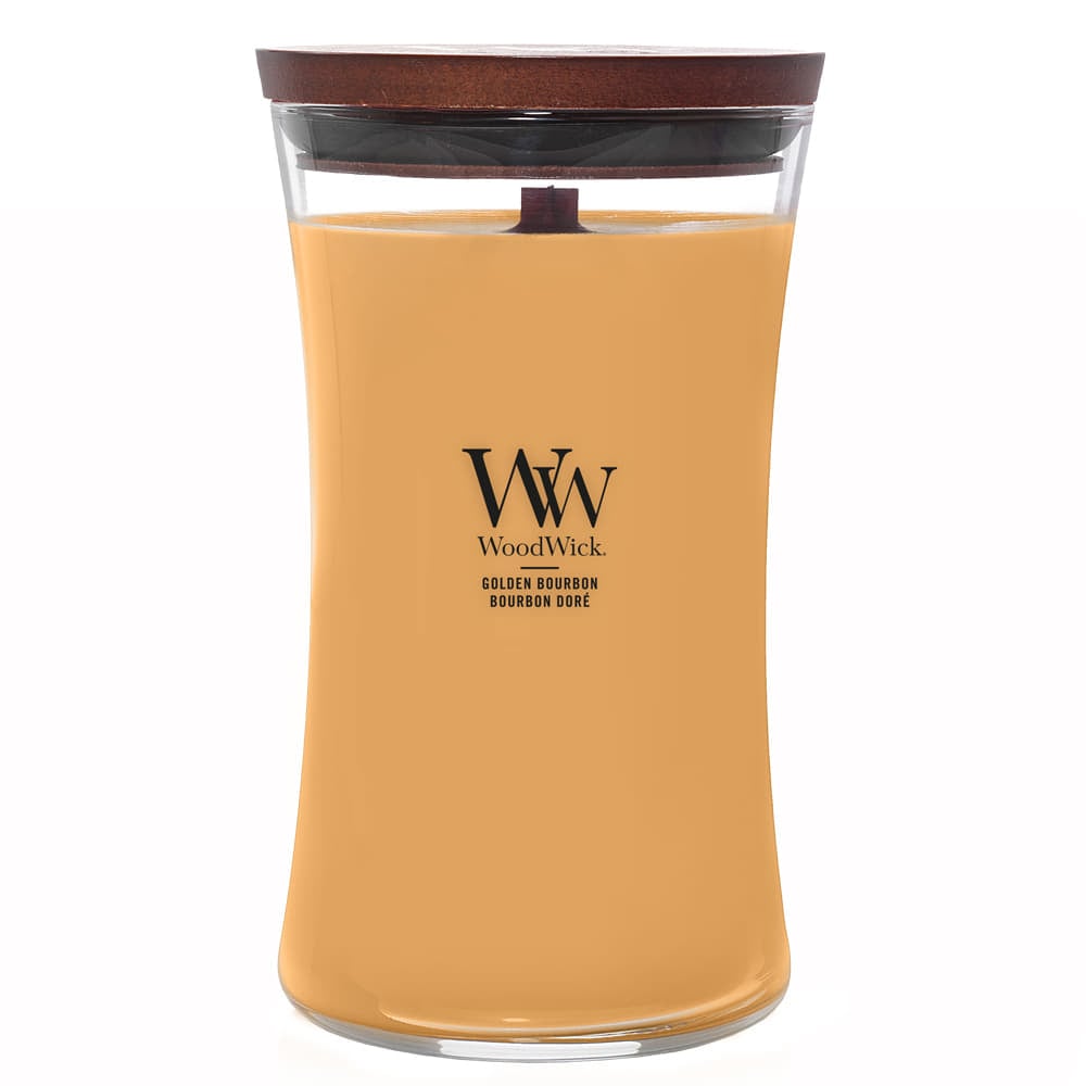 Andet tilbehør Woodwick Large Hourglass Candle Golden Bourbon