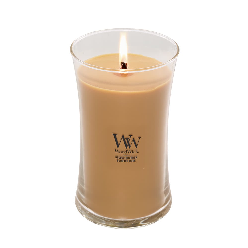 Andet tilbehør Woodwick Large Hourglass Candle Golden Bourbon
