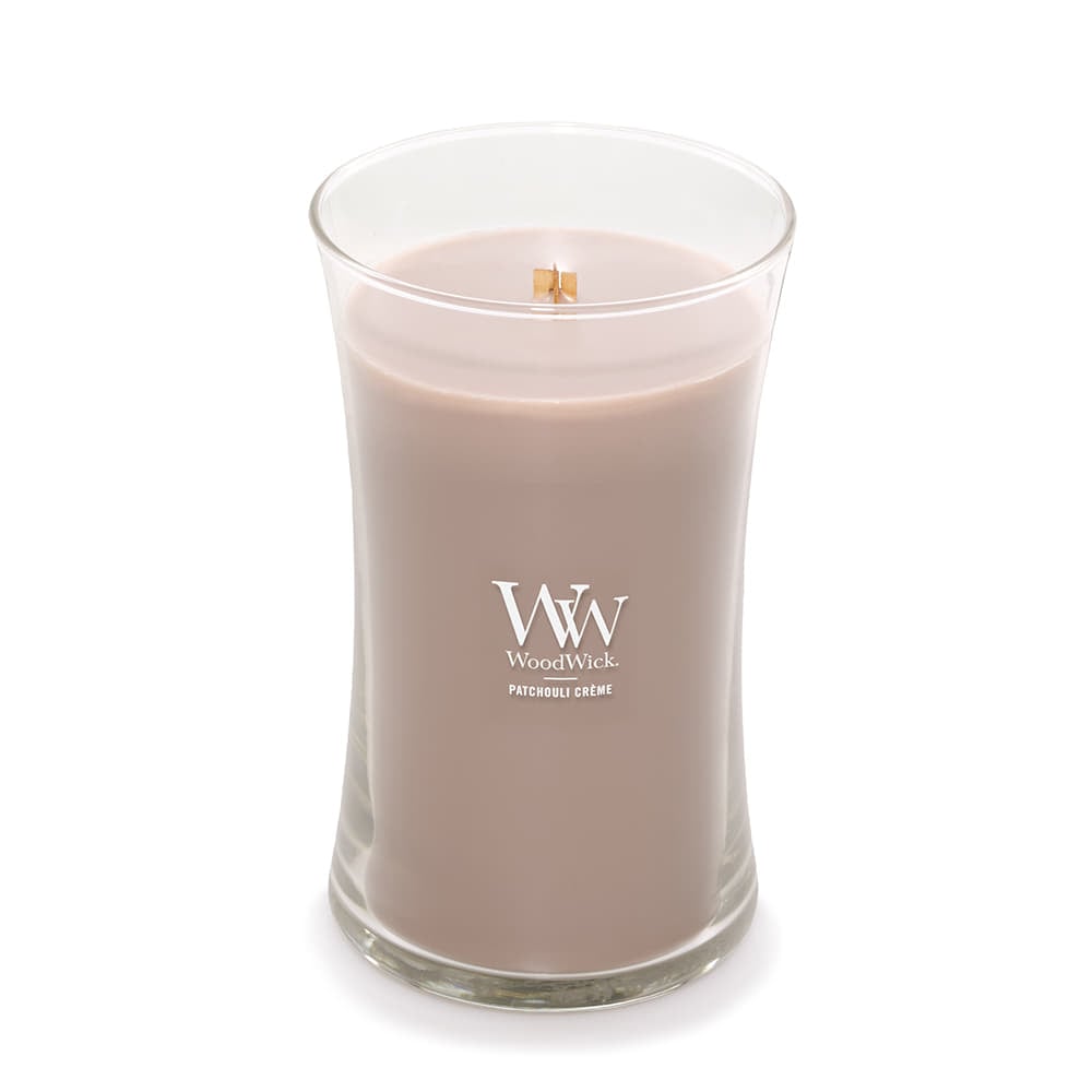 Andet tilbehør Woodwick Large Hourglass Candle Patchouli Creme