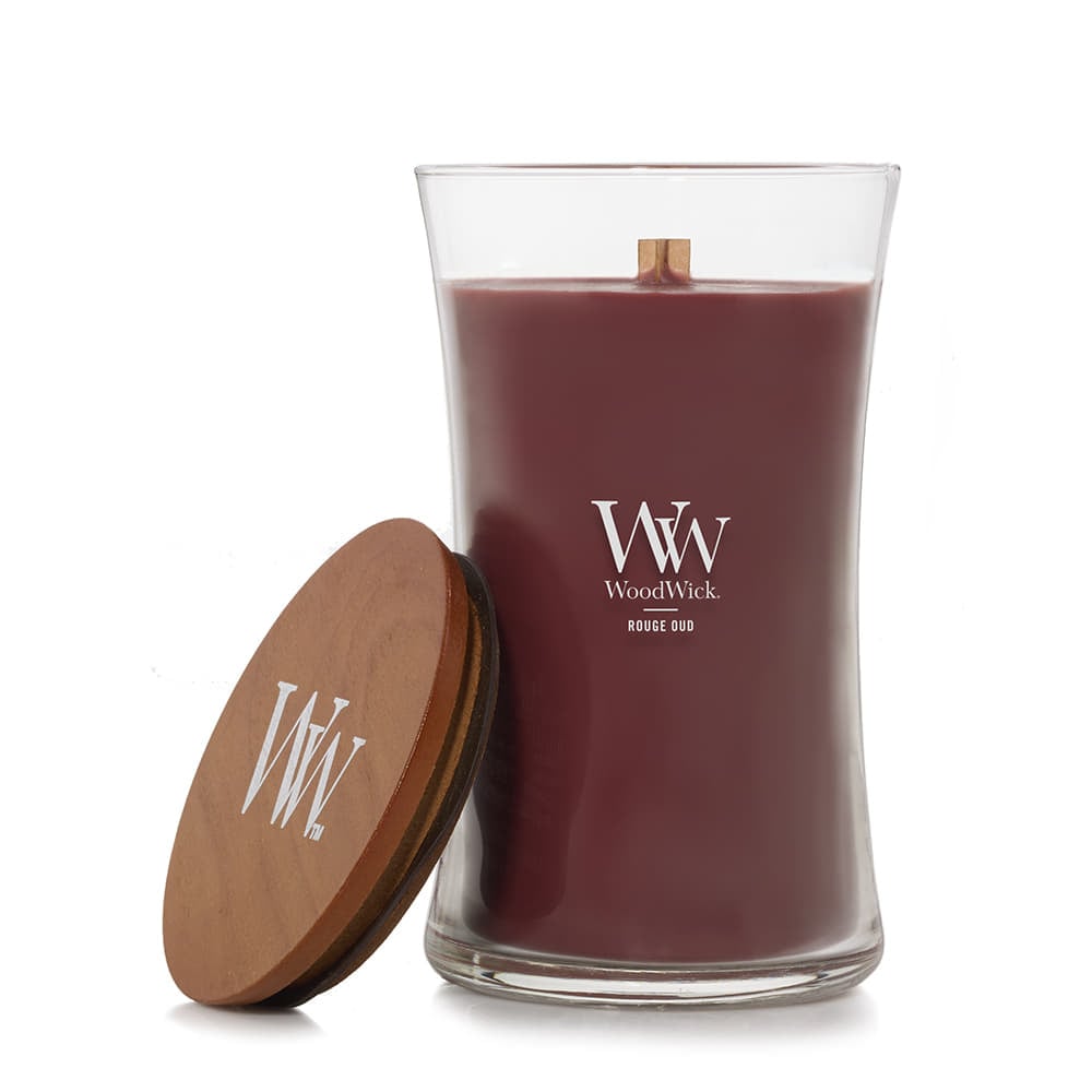 Andet tilbehør Woodwick Large Hourglass Candle Rouge Oud