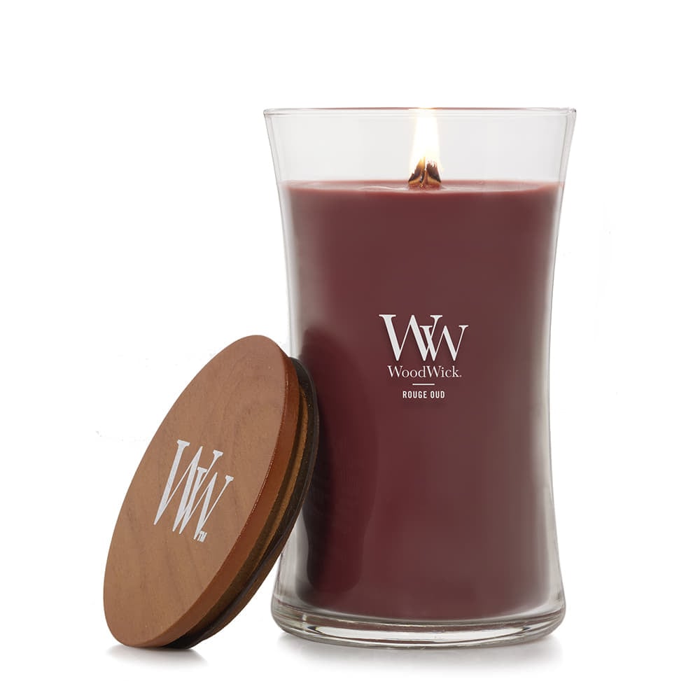 Andet tilbehør Woodwick Large Hourglass Candle Rouge Oud