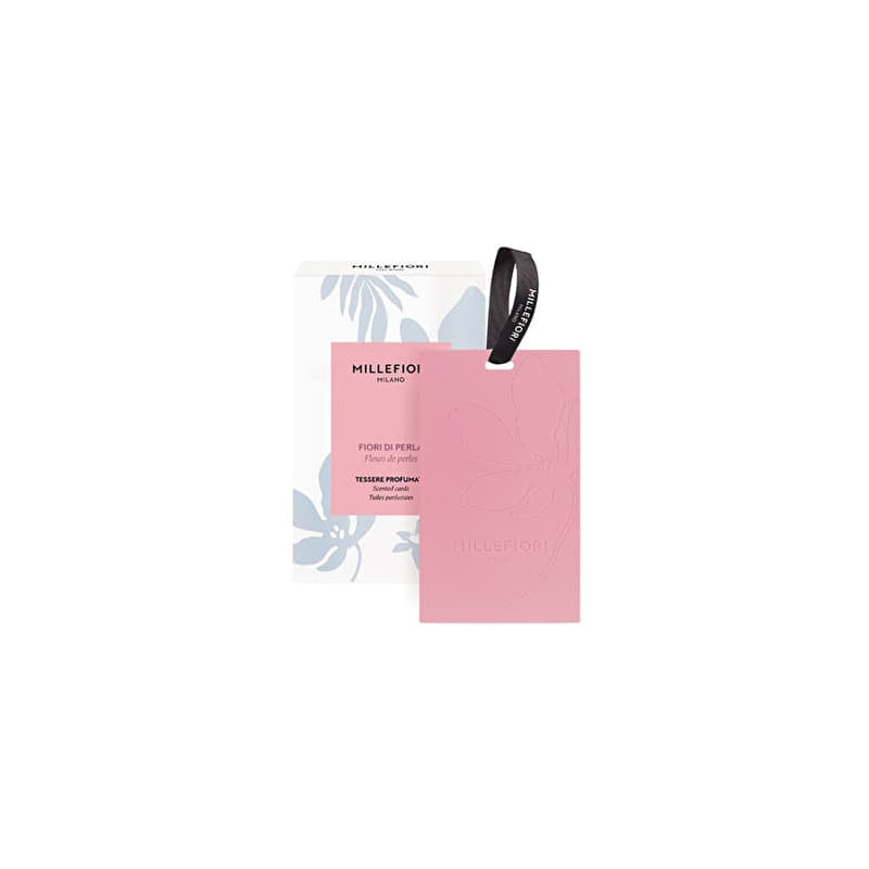 Millefiori Laundry Fragrance Card 3-Pack Fiori Di Perla