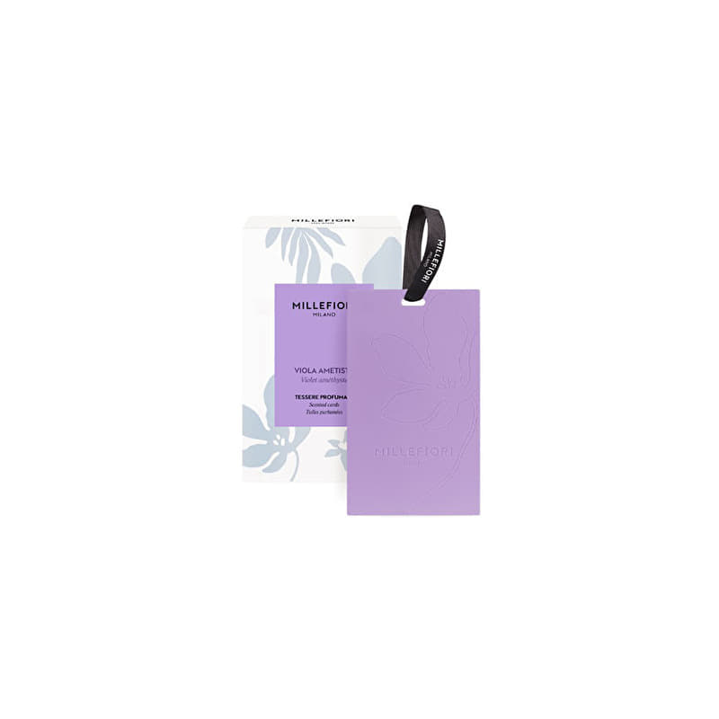 Millefiori Laundry Fragrance Card 3-Pack Viola Ametista