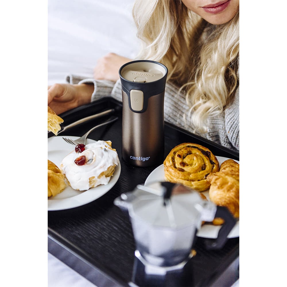 Ostatné doplnky Contigo Thermal Flask Pinnacle 300 ml Transparent Matte Latte