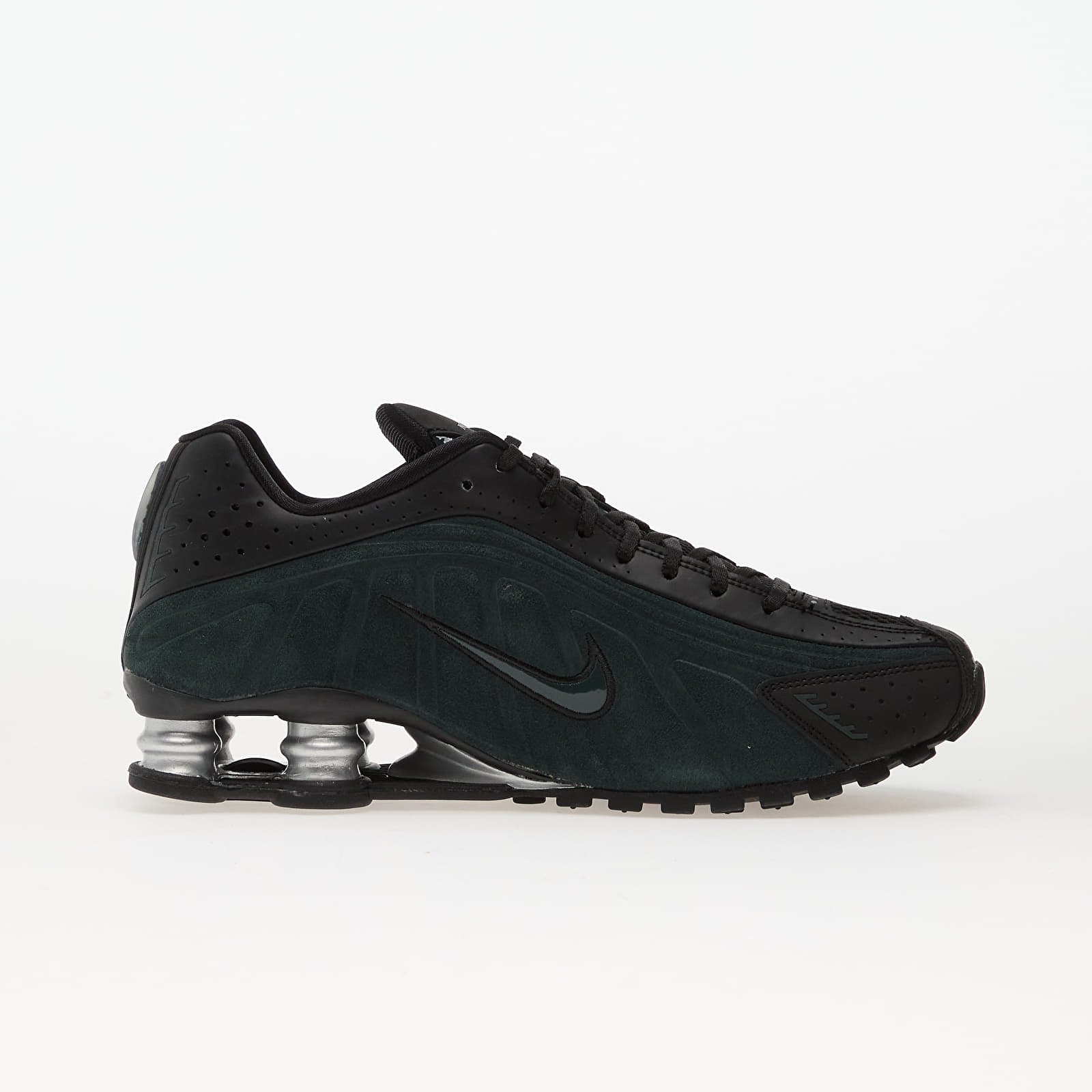 Dámske topánky a tenisky Nike W Shox R4 Black/ Seaweed-Mtlc Silver