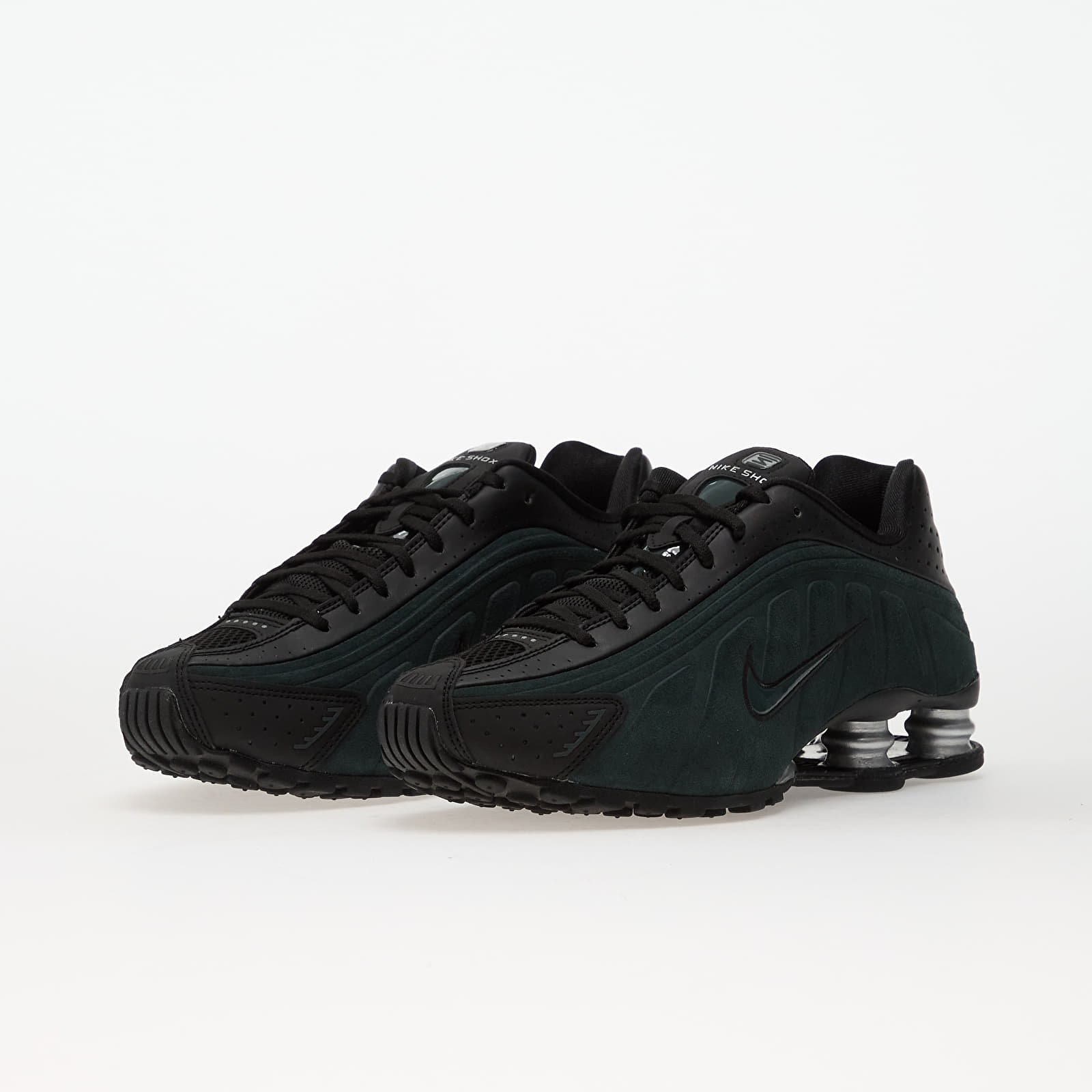 Dámske topánky a tenisky Nike W Shox R4 Black/ Seaweed-Mtlc Silver