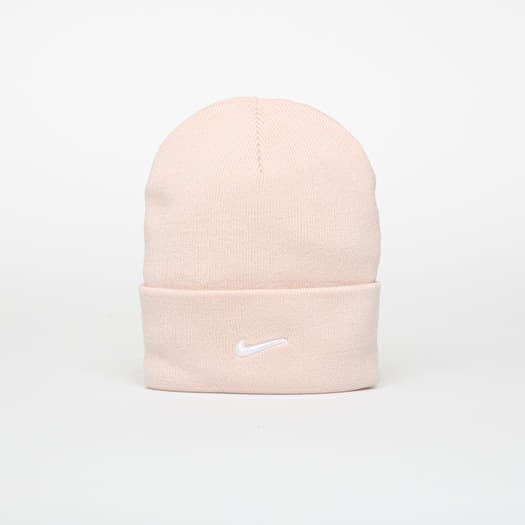 Cappello Nike Peak Swoosh Beanie Silt Red/ White