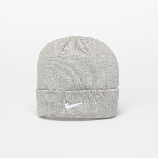 Kalap Nike Terra Swoosh Beanie Dk Grey Heather/ White