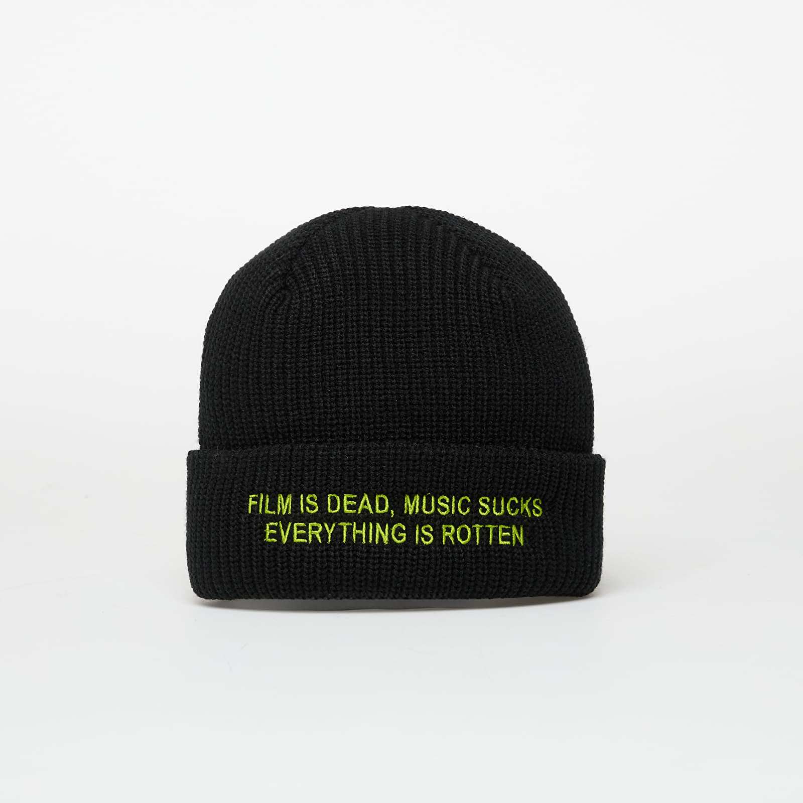 Férfi kalapok PLEASURES Critic Beanie Black