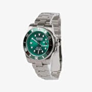 PLEASURES Anytime Watch Silver/Green