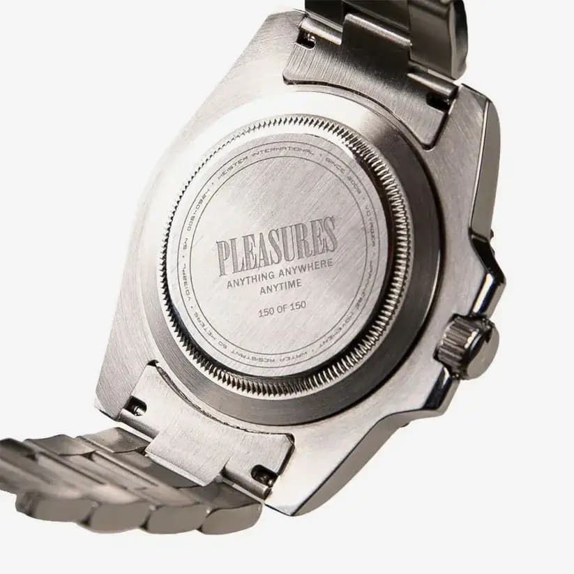 Orologi PLEASURES Anytime Watch Silver/Green