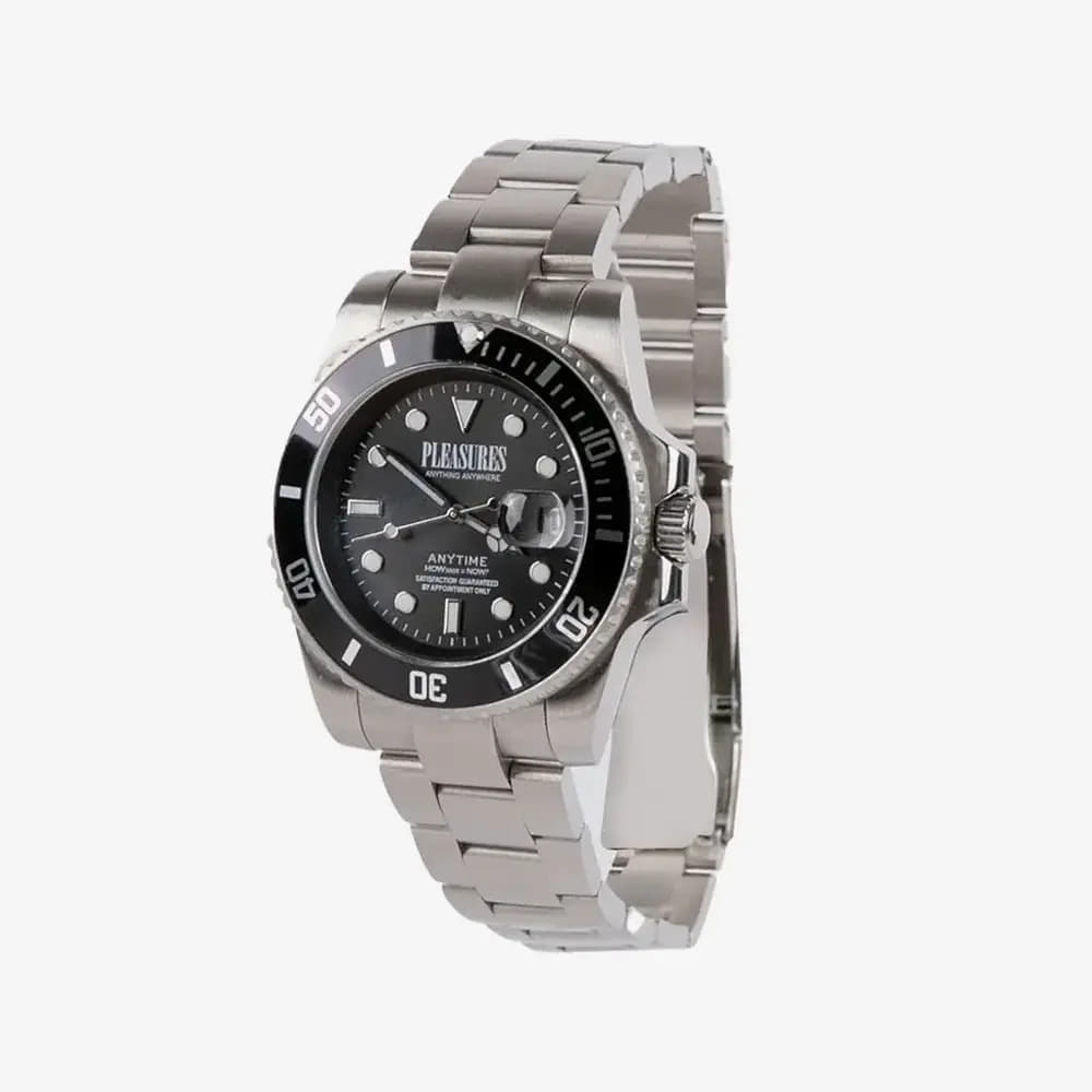 Ceasuri PLEASURES Anytime Watch Silver/Black Universal