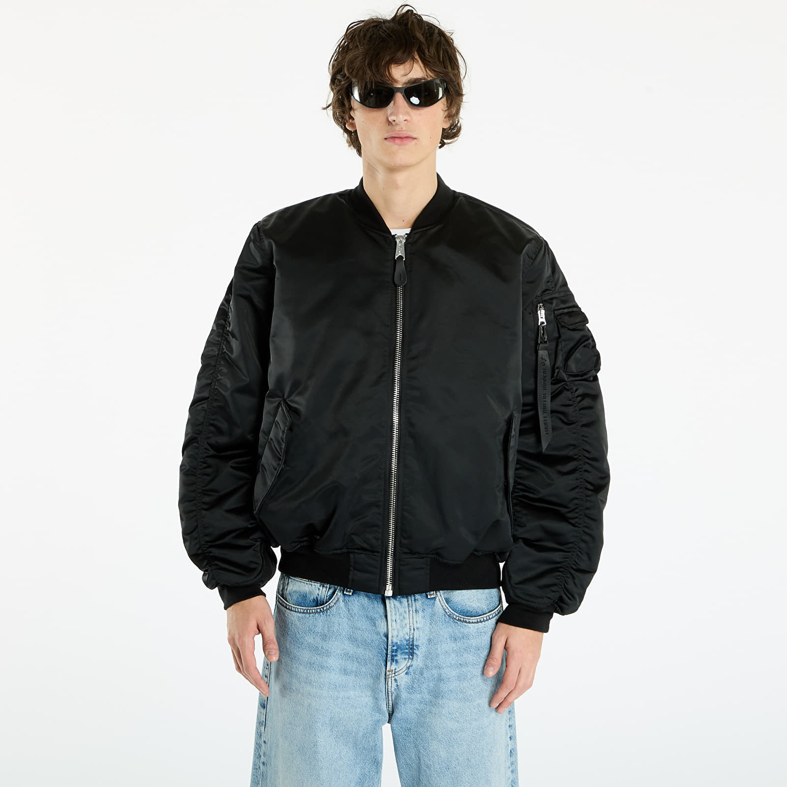 Jachetă Alpha Industries MA-1 UV Black M