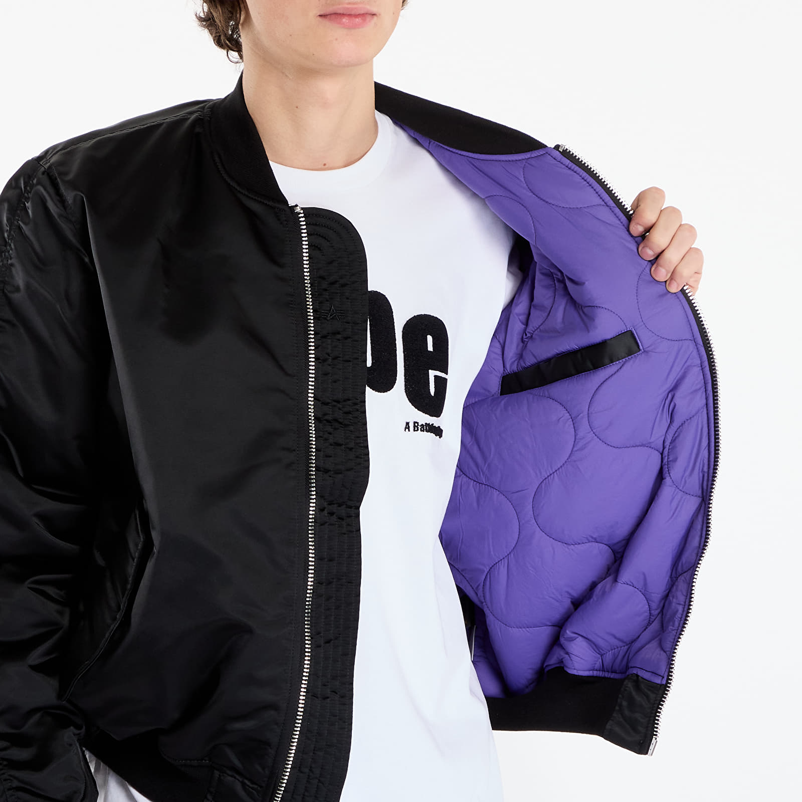 Kurtki męskie Alpha Industries MA-1 UV Black