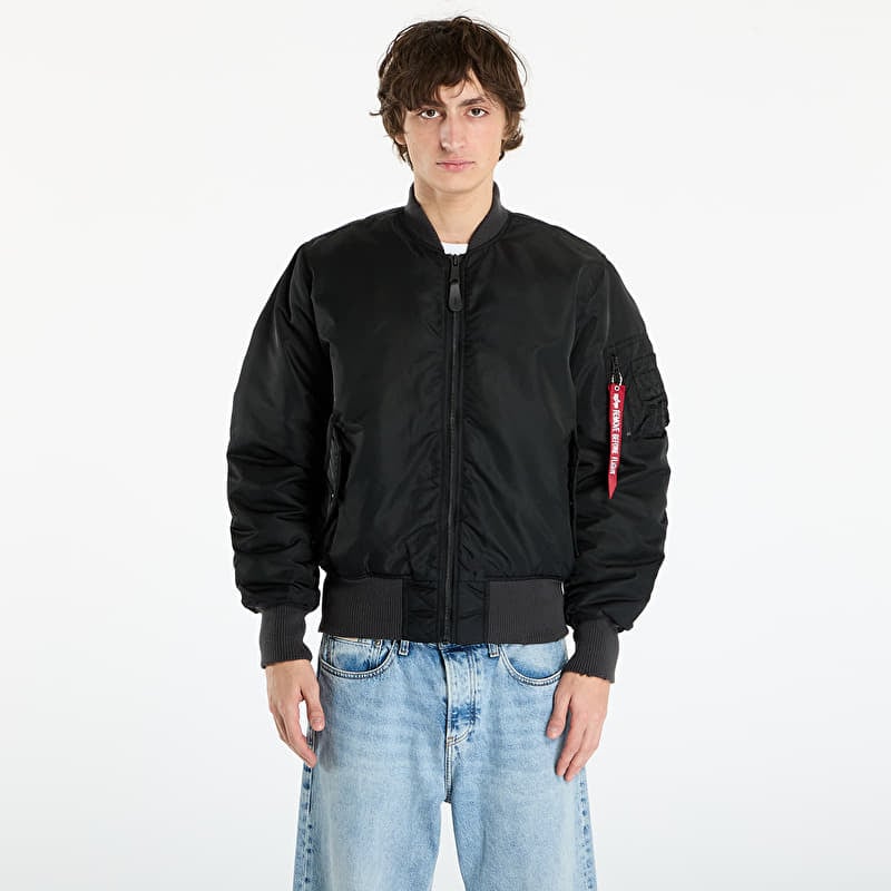 Jacke Alpha Industries MA-1 Distressed Black
