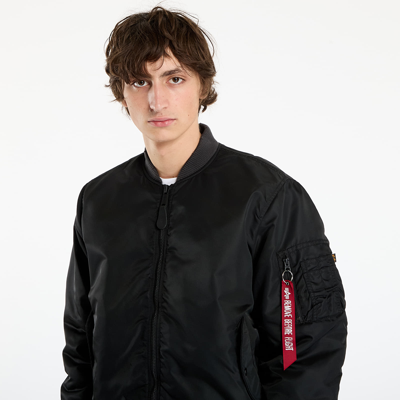 Kurtki męskie Alpha Industries MA-1 Distressed Black