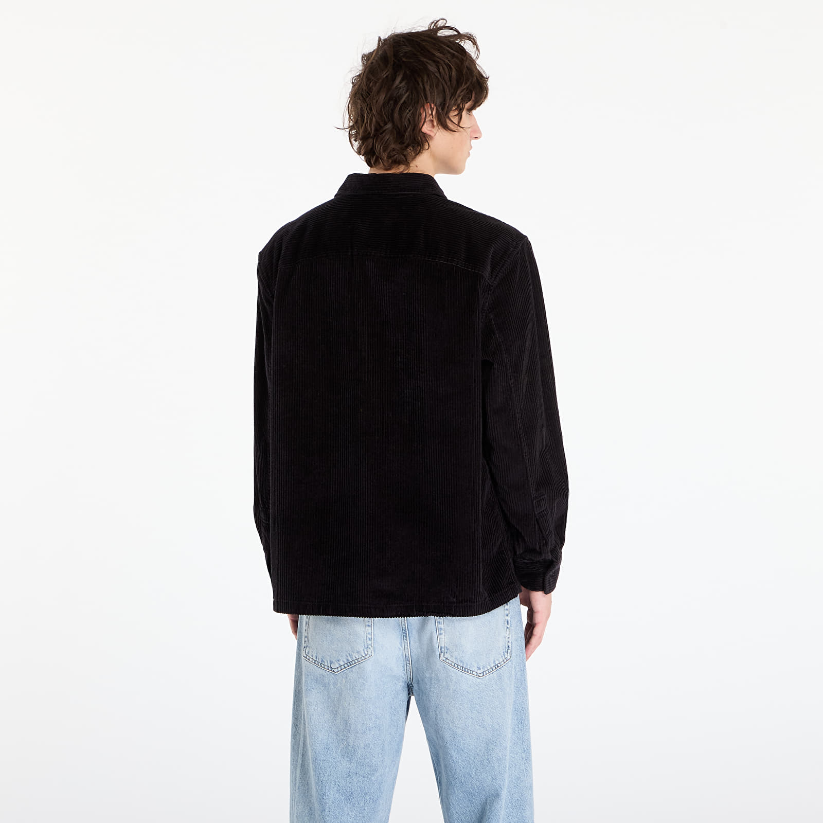 Camicie uomo Calvin Klein Jeans Ls Corduroy Pocket Shirt Black