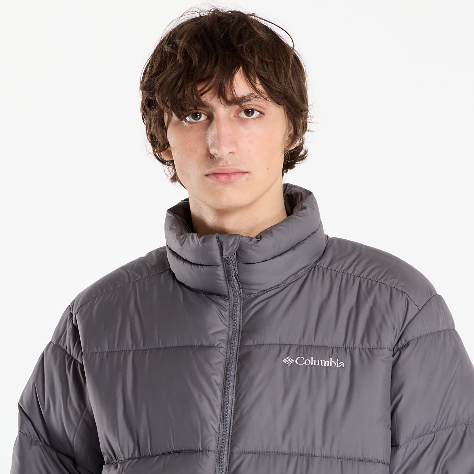 Pánské bundy Columbia Pike Lake™ II Jacket City Grey