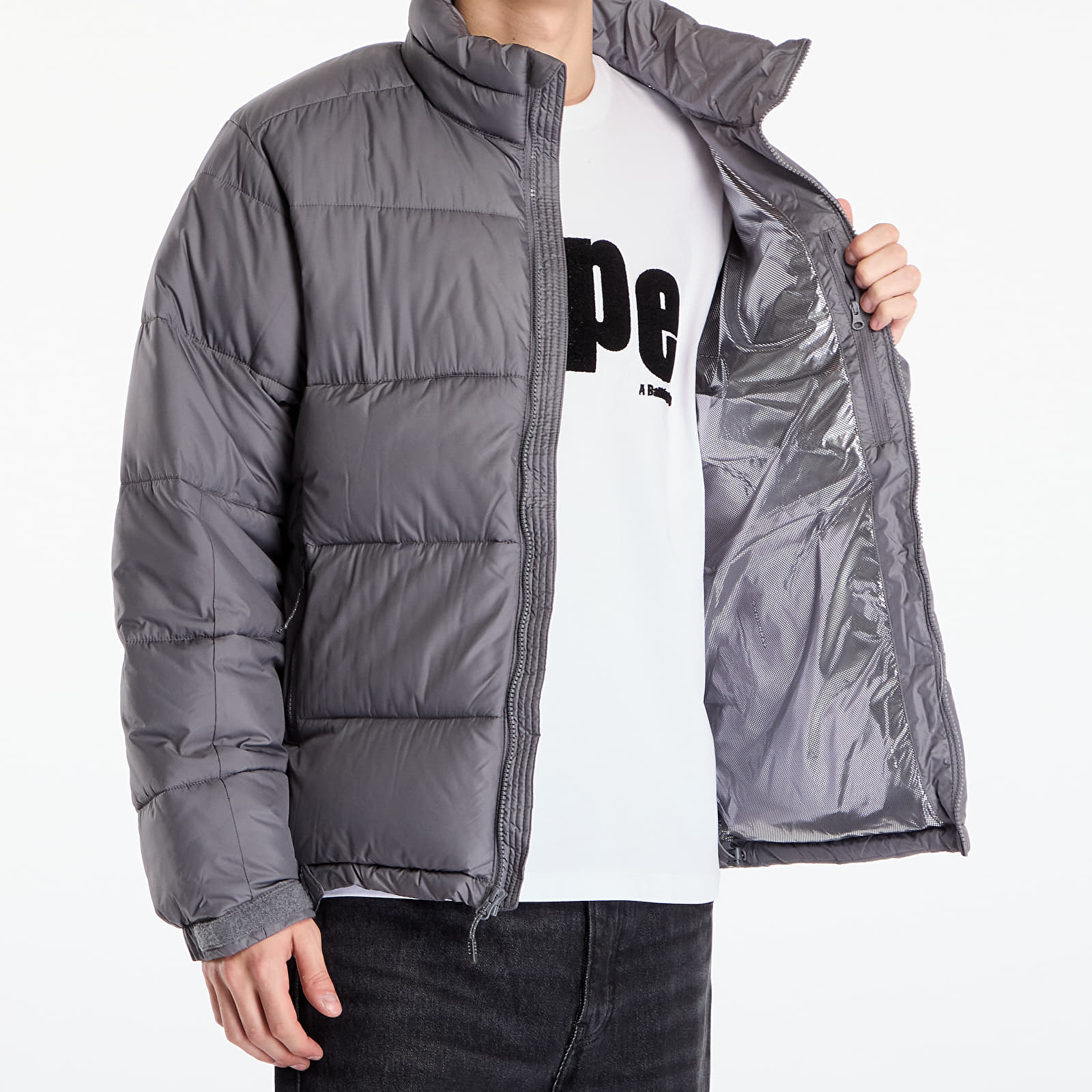 Pánské bundy Columbia Pike Lake™ II Jacket City Grey