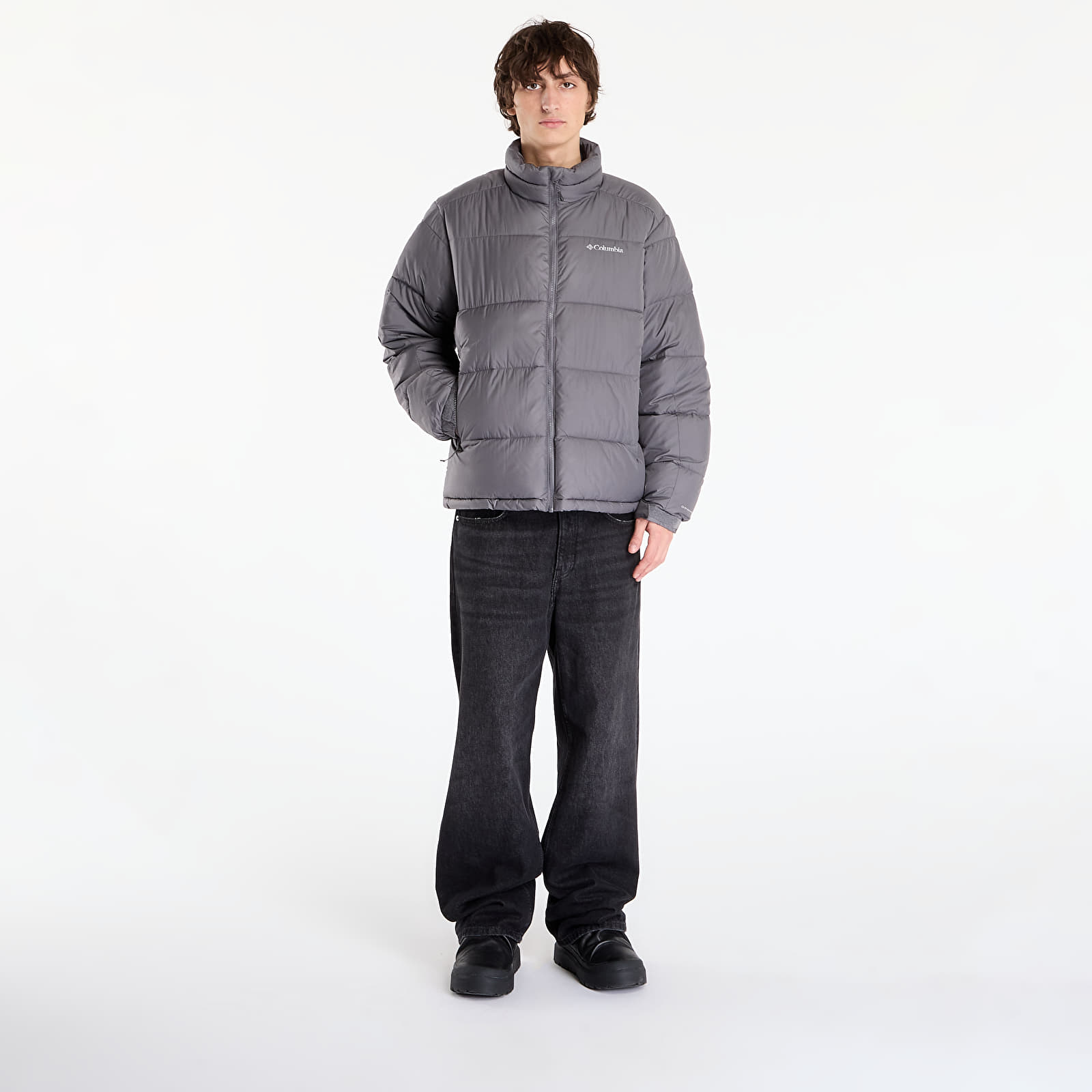 Pánské bundy Columbia Pike Lake™ II Jacket City Grey