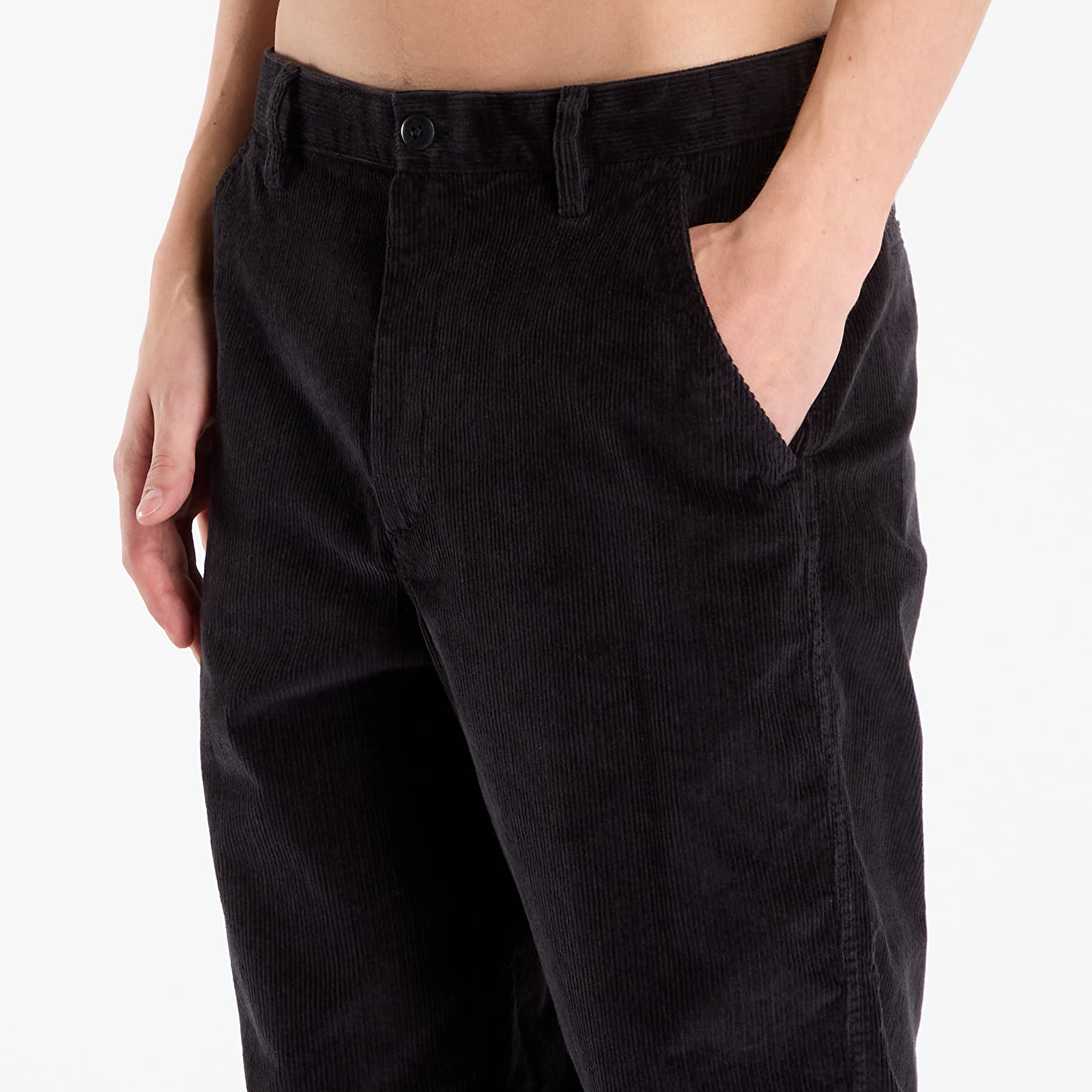 Meeste pĂĽksid Calvin Klein Jeans 90S Straight Corduroy Pants Black
