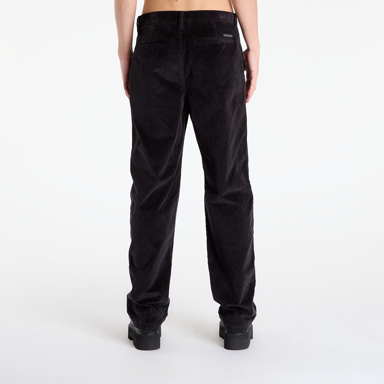 Meeste pĂĽksid Calvin Klein Jeans 90S Straight Corduroy Pants Black