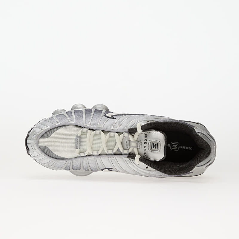 Nike Shox TL Print Metallic Silver/ Summit White-Wolf Grey | Queens