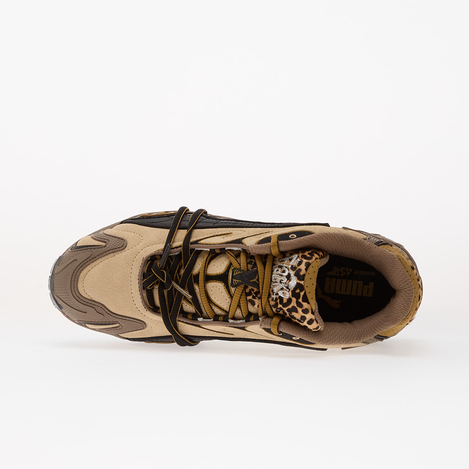 Men's sneakers and shoes Puma x A$AP ROCKY Inhale Leopard Toasted Almond-Puma Black