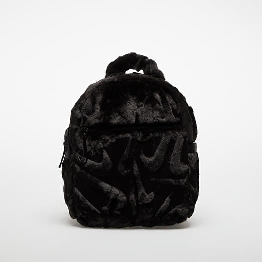 Nike Sportswear Futura Faux Fur Mini Backpack (6L) Black/ Black/ Black