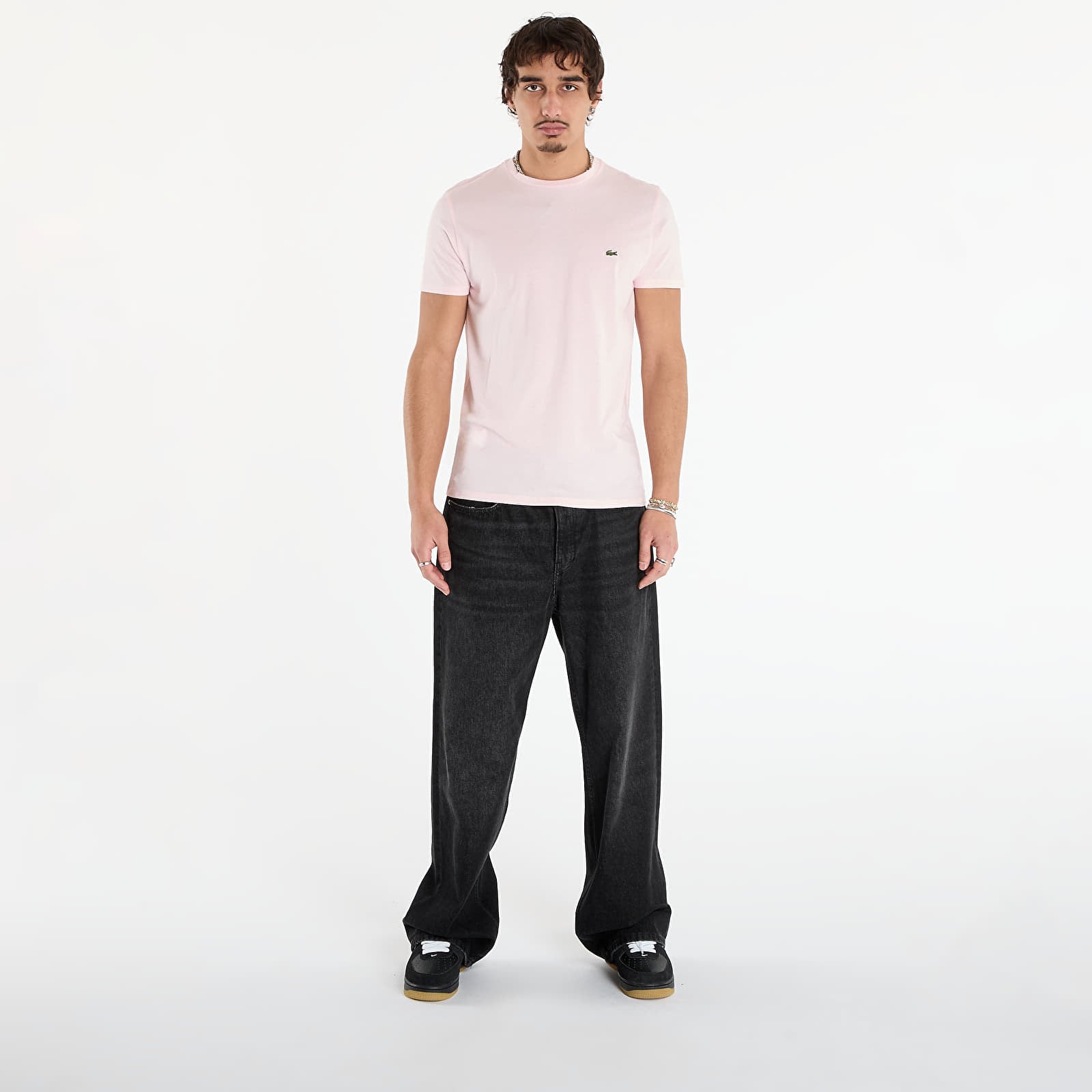 Men's T-shirts LACOSTE Men's T-Shirt Pink