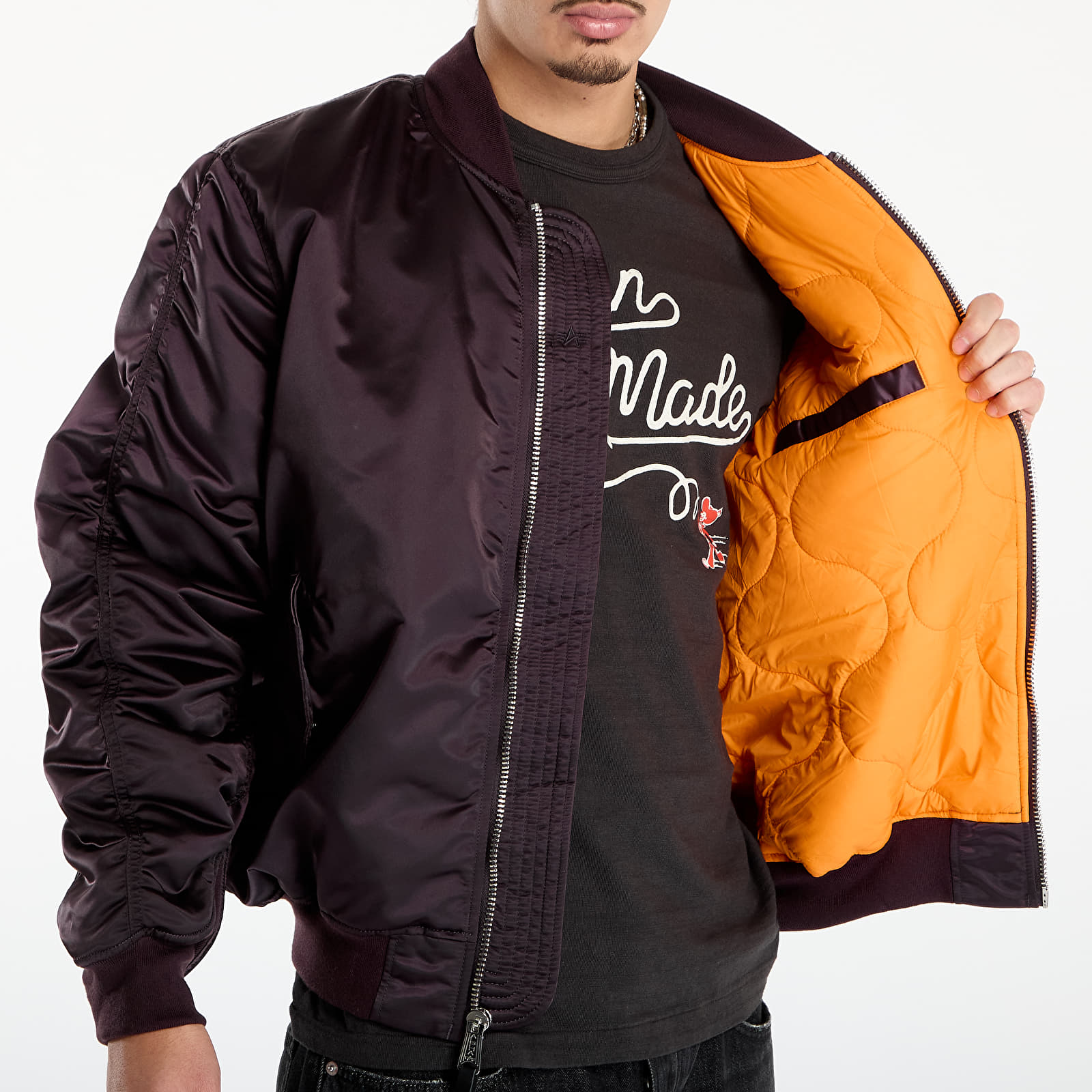 Men's jackets Alpha Industries MA-1 UV Plum