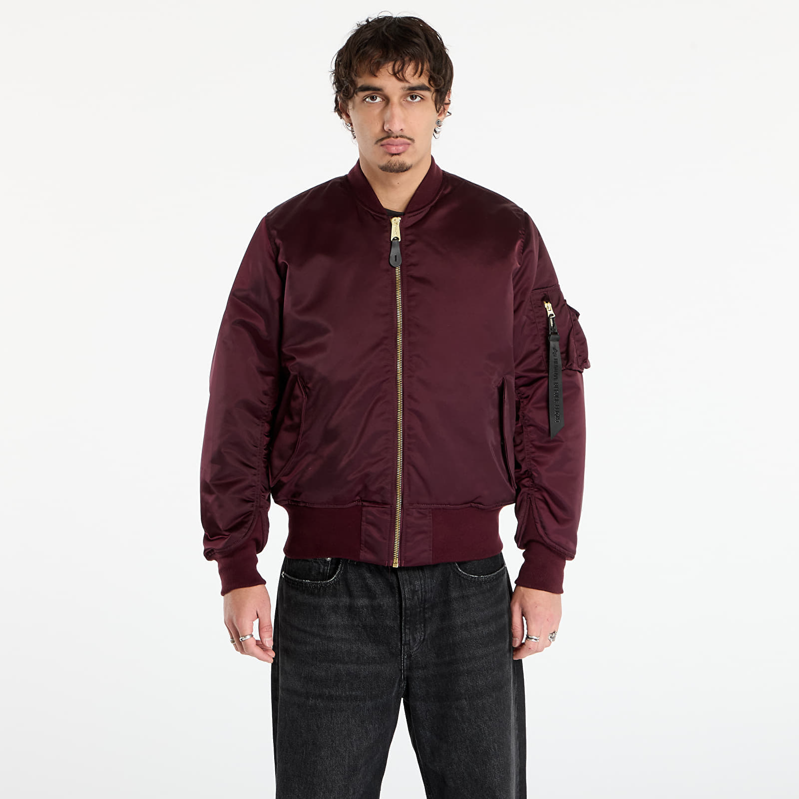 Jachetă Alpha Industries MA-1 Base Flight Jacket Dark Cherry M