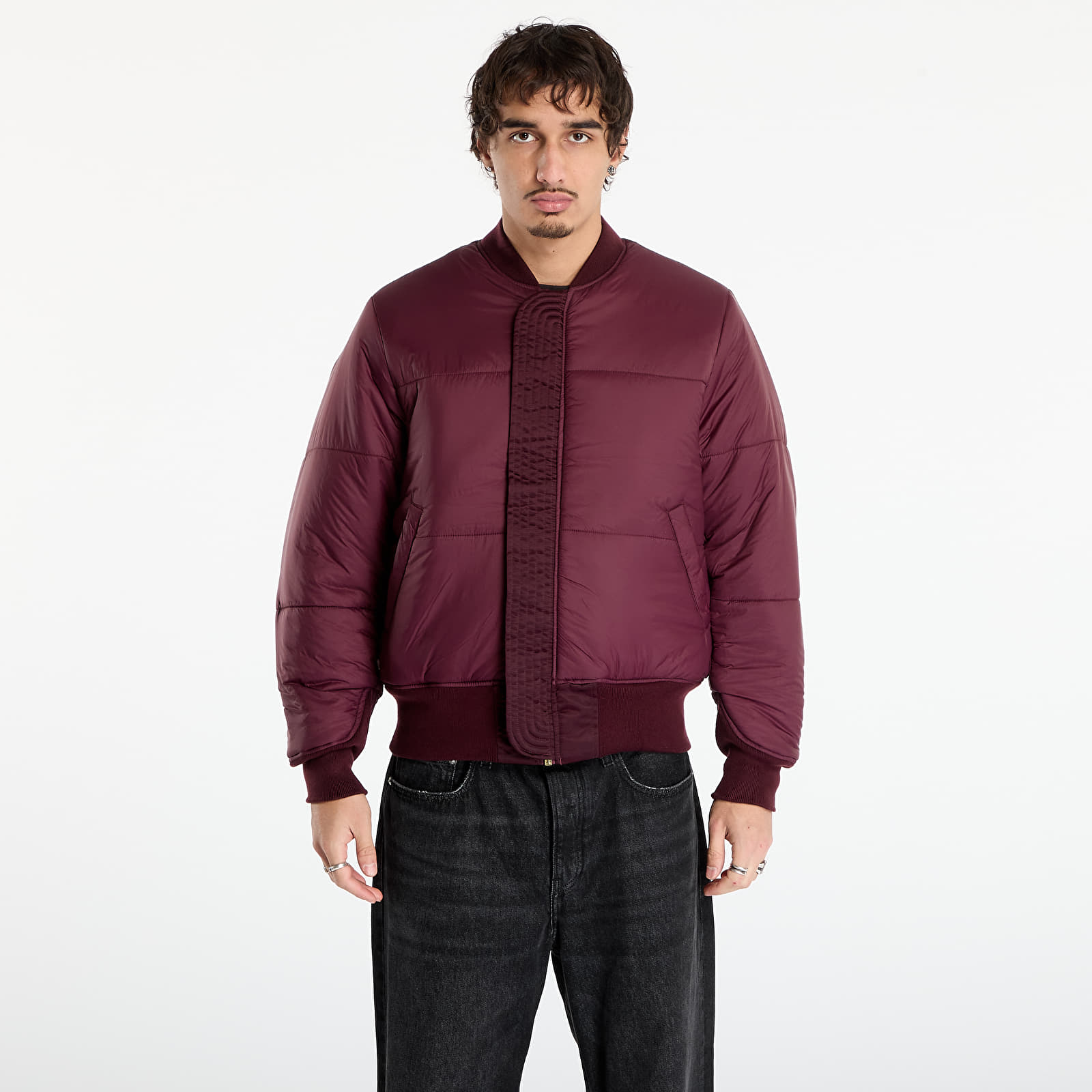 Miesten takit Alpha Industries MA-1 Base Flight Jacket Dark Cherry