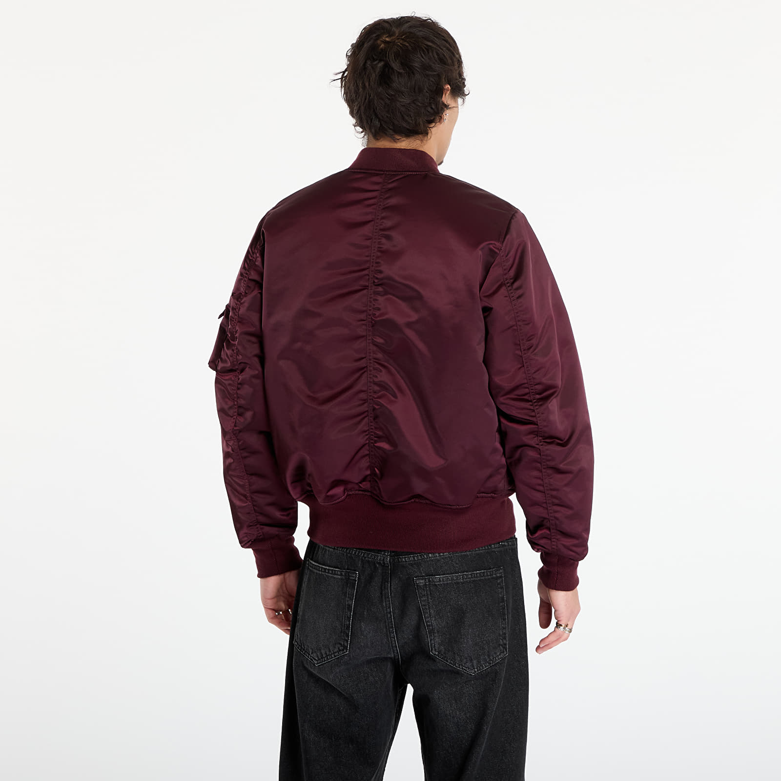 Miesten takit Alpha Industries MA-1 Base Flight Jacket Dark Cherry