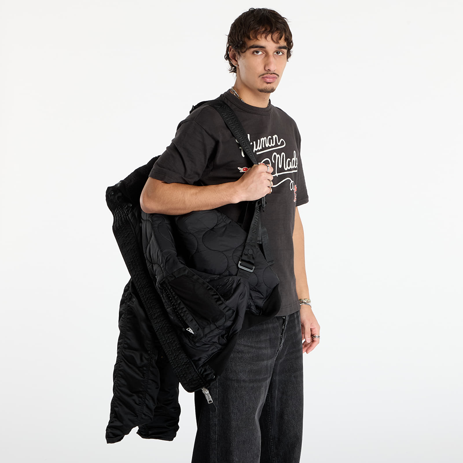 Miesten takit Alpha Industries N-2B Base Black